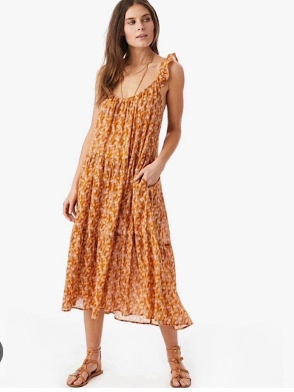 🍑 XIRENA Rumer Dress, Color: Laurel, Size: Large 🍑 - Picture 2 of 10